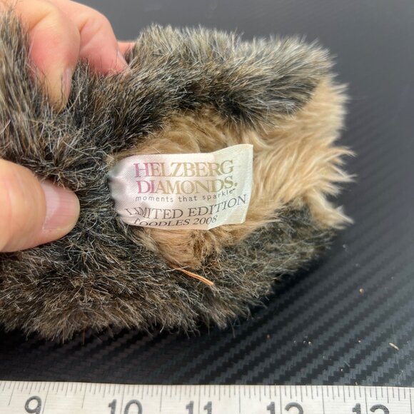 Helzberg Diamonds 2008 Toodles Yorkie Stuffed Animal Plush Dog Pink Ribbon - Picture 10 of 13